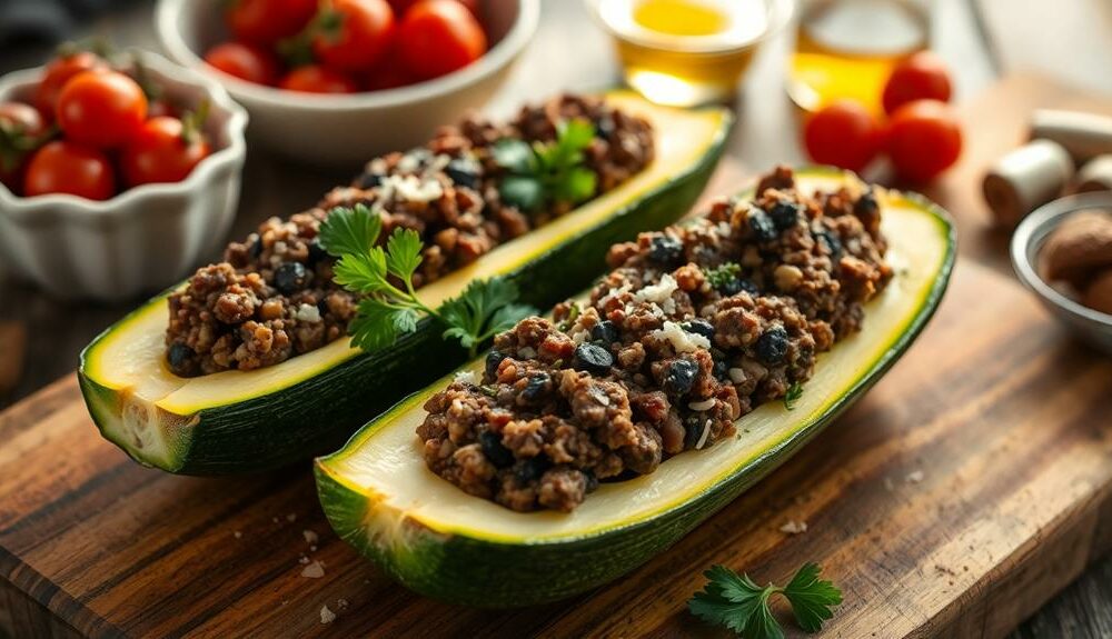 spooky stuffed vegetable dish