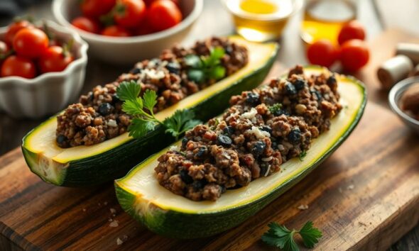 spooky stuffed vegetable dish