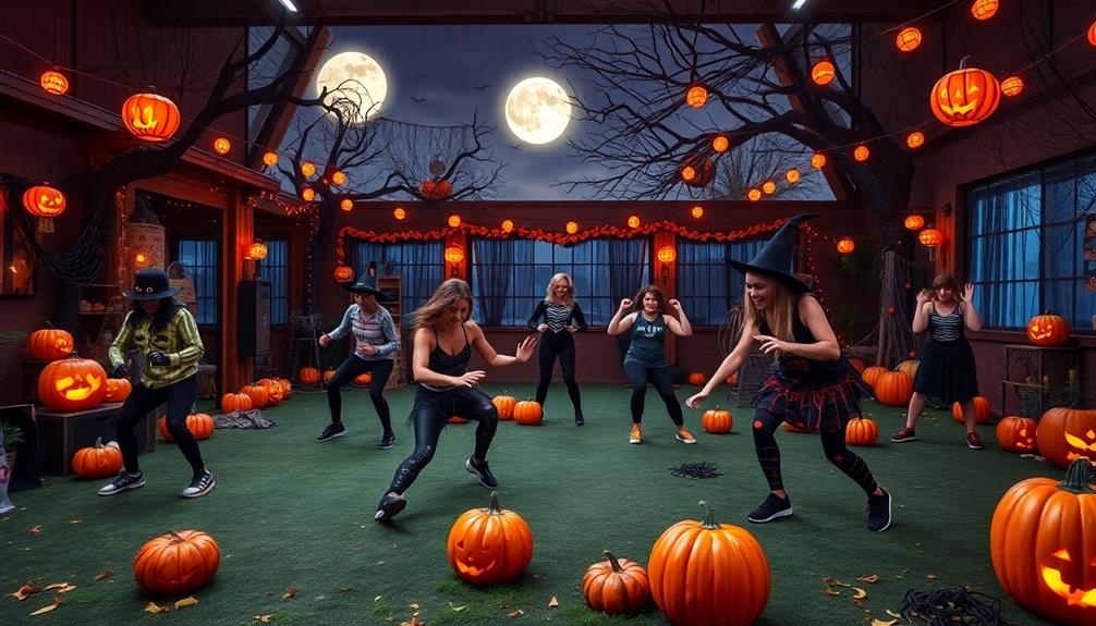 spooky themed workout activities