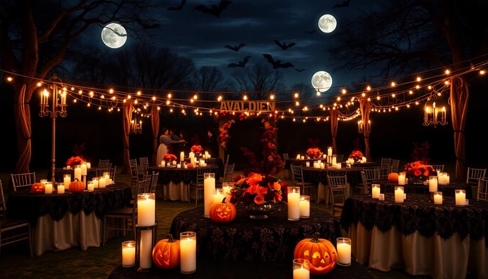 spooky wedding celebration ideas