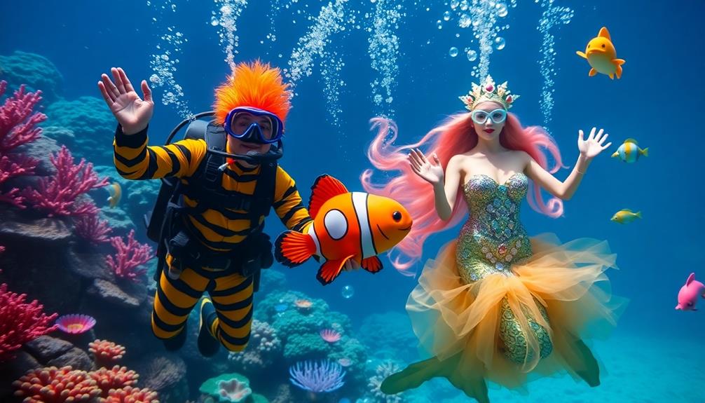 underwater character costume trends