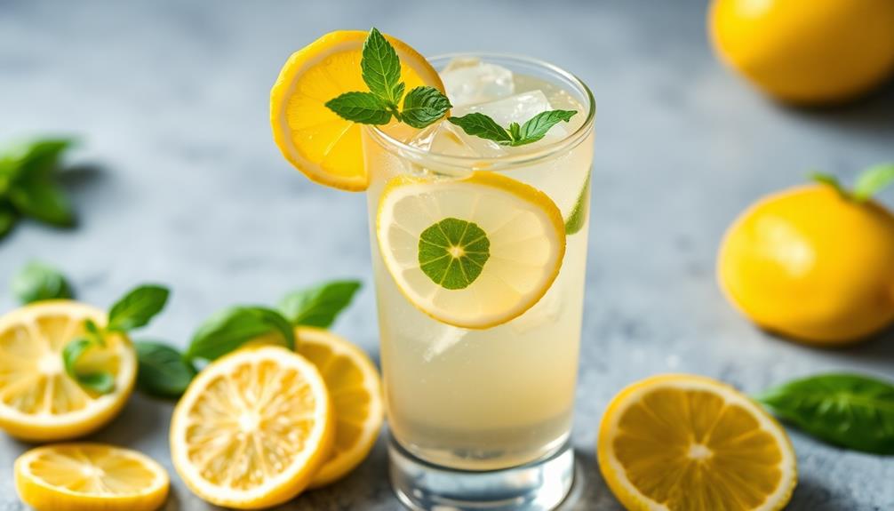 garnish with lemon slices