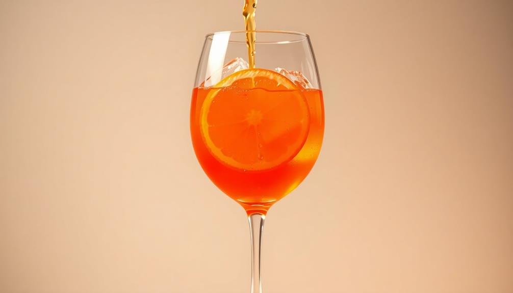 incorporate aperol mixture