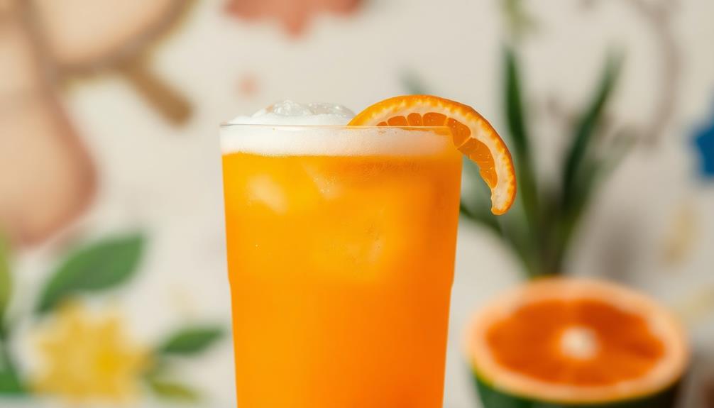 refreshing orange cocktail delight