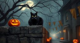 black cats halloween safety