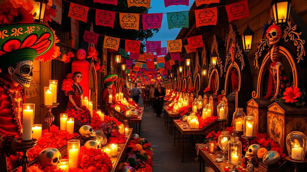 Mexico: Day of the Dead Traditions 2 honoring ancestors with offerings