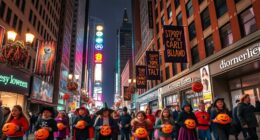 urban halloween trick or treating