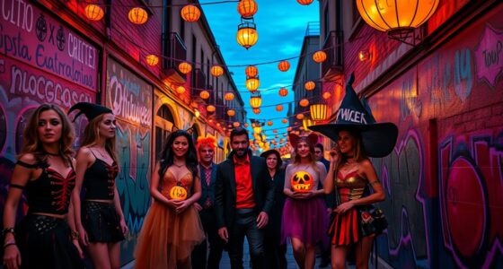 urban youth embrace halloween