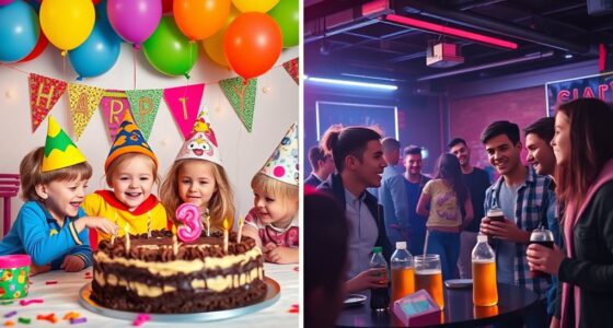 age appropriate party differences