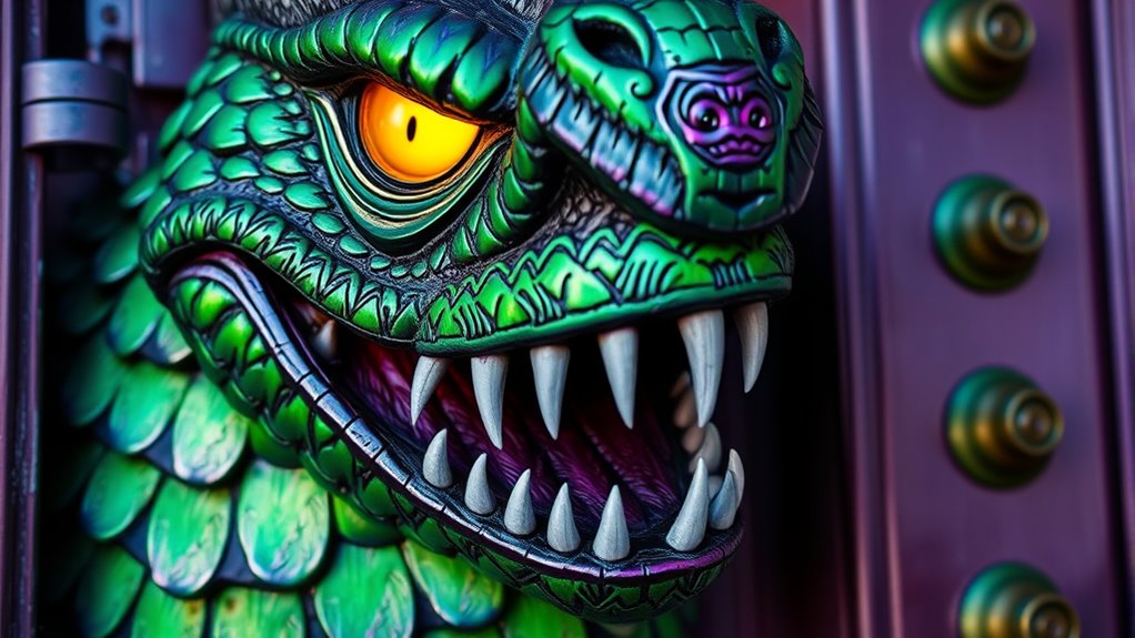 DIY Monster Door: Transform Any Entrance 9 apply protective finishing touches