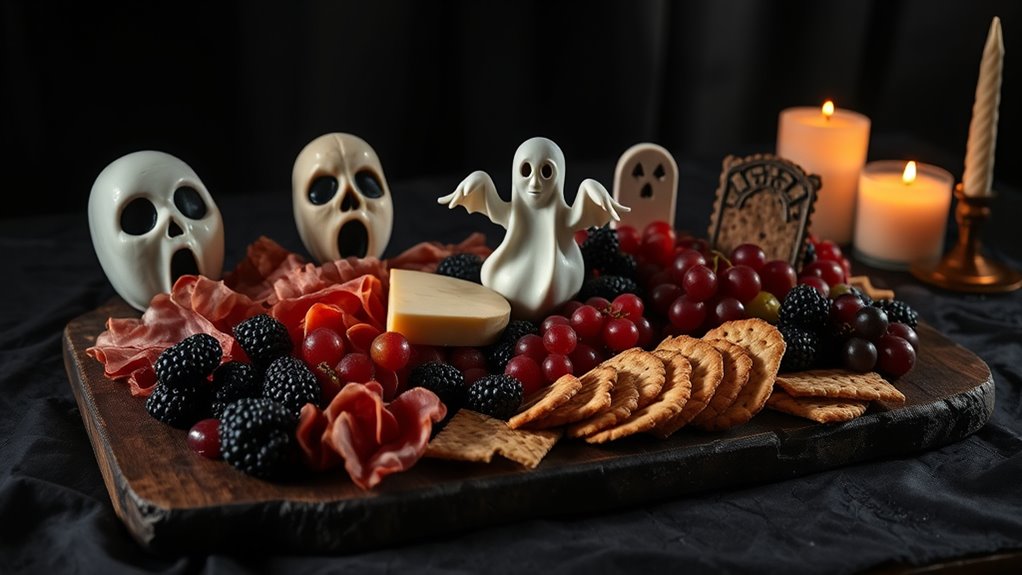 Spooky Charcuterie: Building Themed Boards 4 arrange contrasts for impact