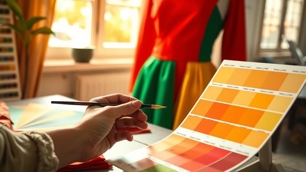 balance vibrant color contrasts