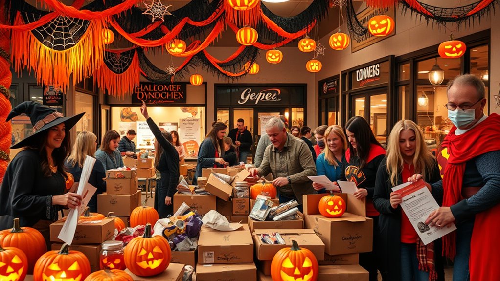 Organizing a Charity Drive With Halloween Energy 8 build community partnership networks