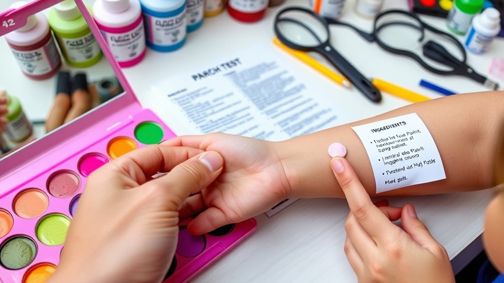 Face Paint Safety: Ingredients and Patch Tests 4 check ingredient safety labels