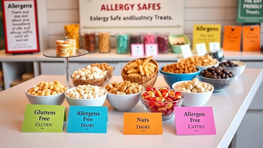 check labels for allergy safety