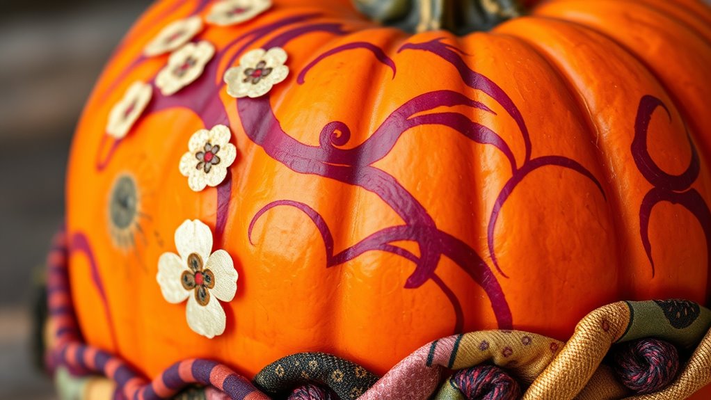 No-Carve Pumpkins: Paint, Decoupage, and Wraps 6 choose compatible safe tools