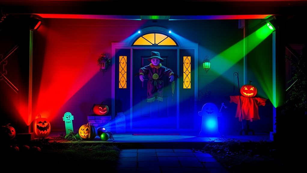 choosing effective halloween spotlights