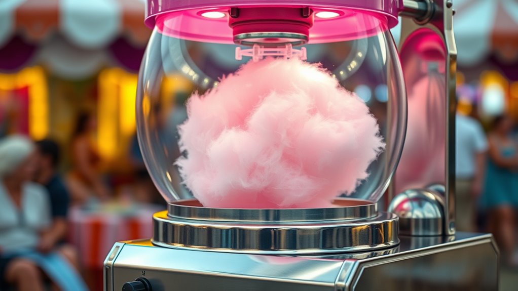 choosing efficient commercial cotton candy machines