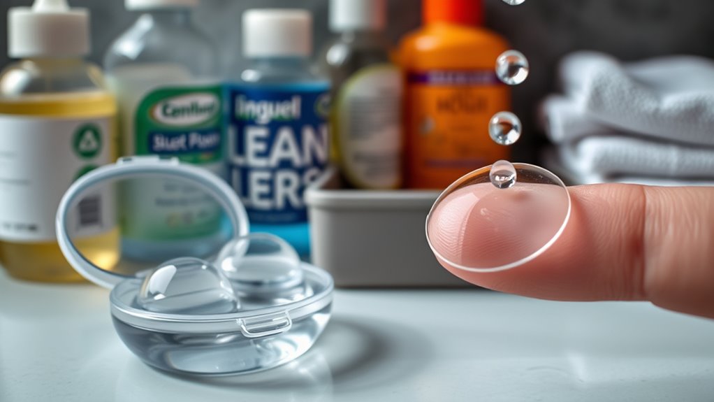 Contact Lens Safety for Costume Looks 5 clean disinfect store lenses