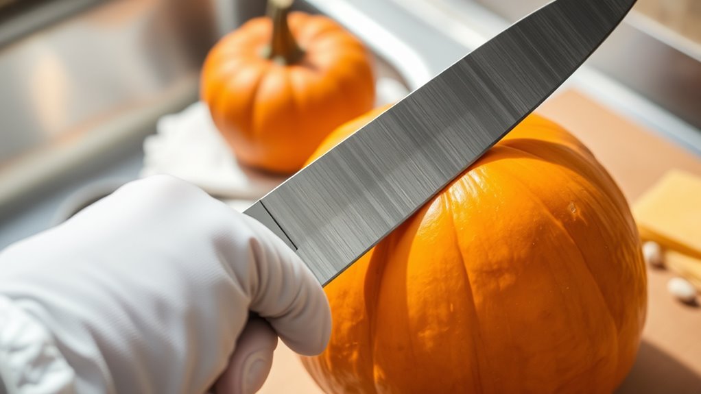 Safe Knife Skills for Pumpkin Prep 9 clean sharpen store safely