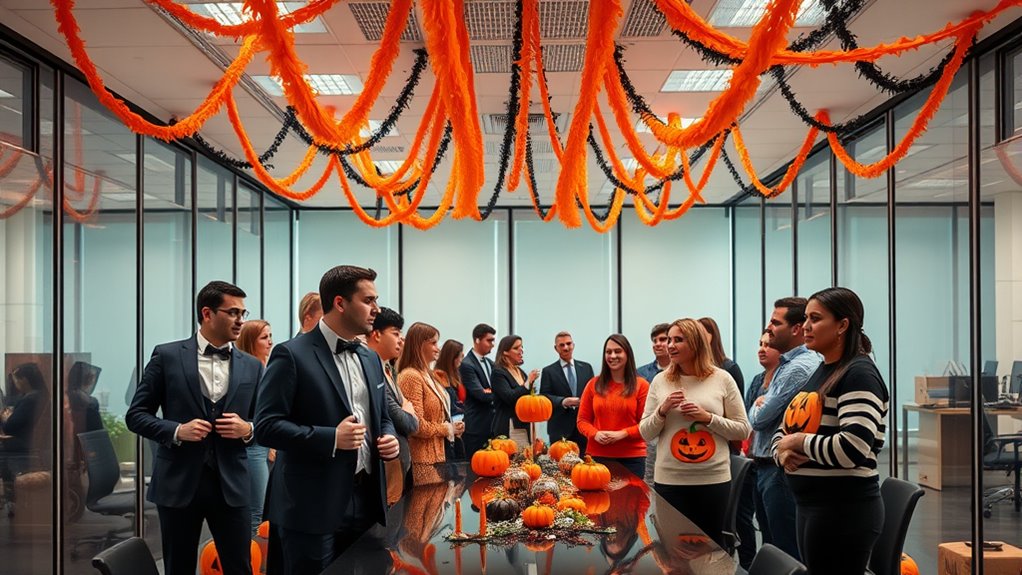 coordinate festive costume decor