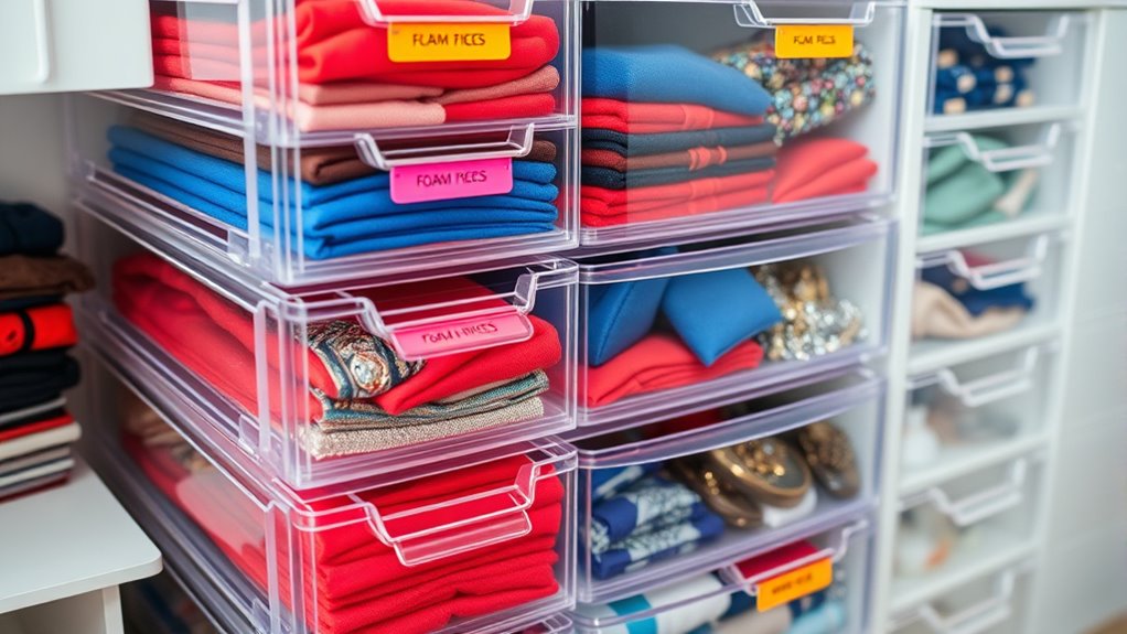 cosplay material storage solutions
