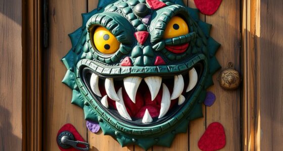 create a diy monster door