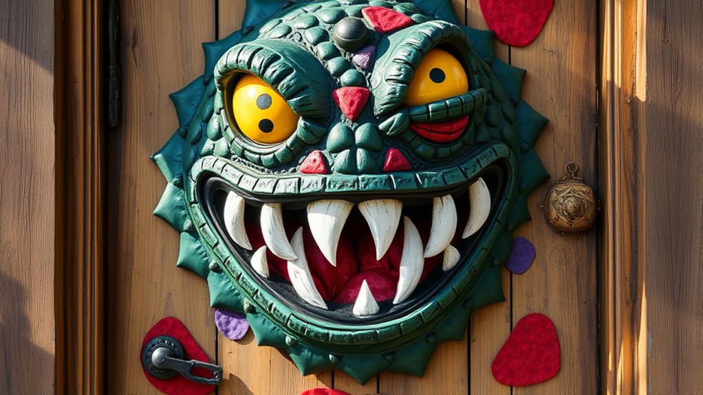 create a diy monster door