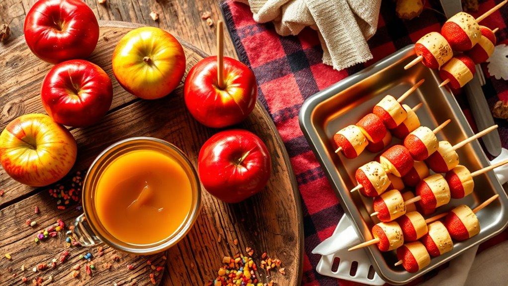 create your own candy apples