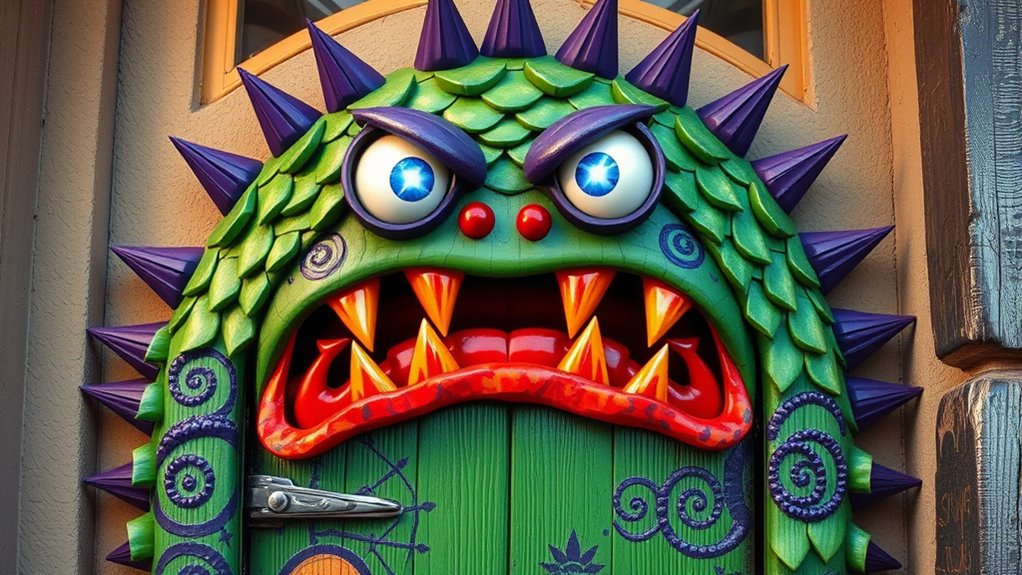 DIY Monster Door: Transform Any Entrance 10 customize decorate personalize create