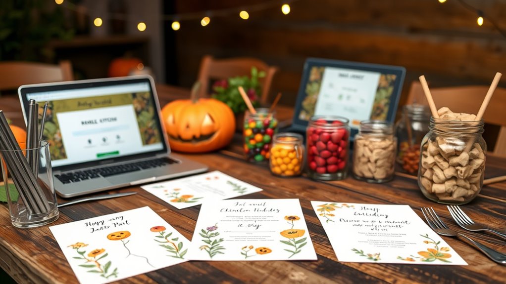 Zero-Waste Party Planning for Halloween 5 eco friendly digital party invites