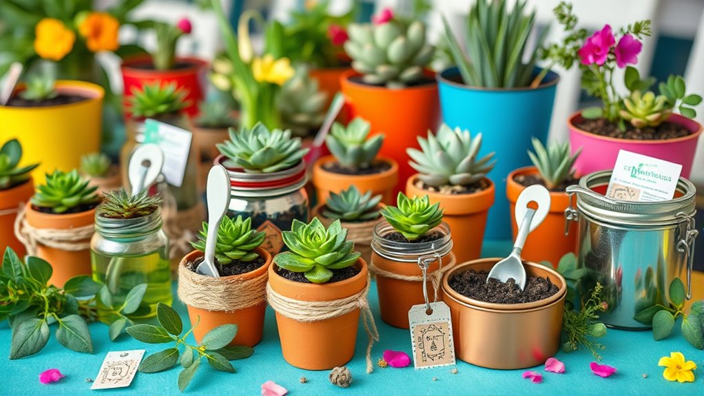 eco friendly party plant kits