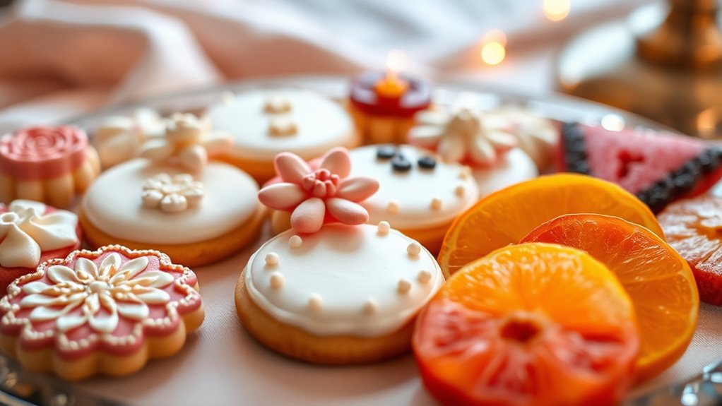 Edible Decorations: Cookies, Fondant, and Fruit 12 edible decorations for celebrations