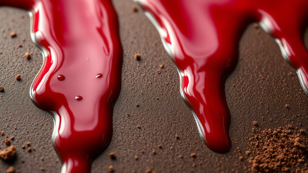 edible sweet blood decoration