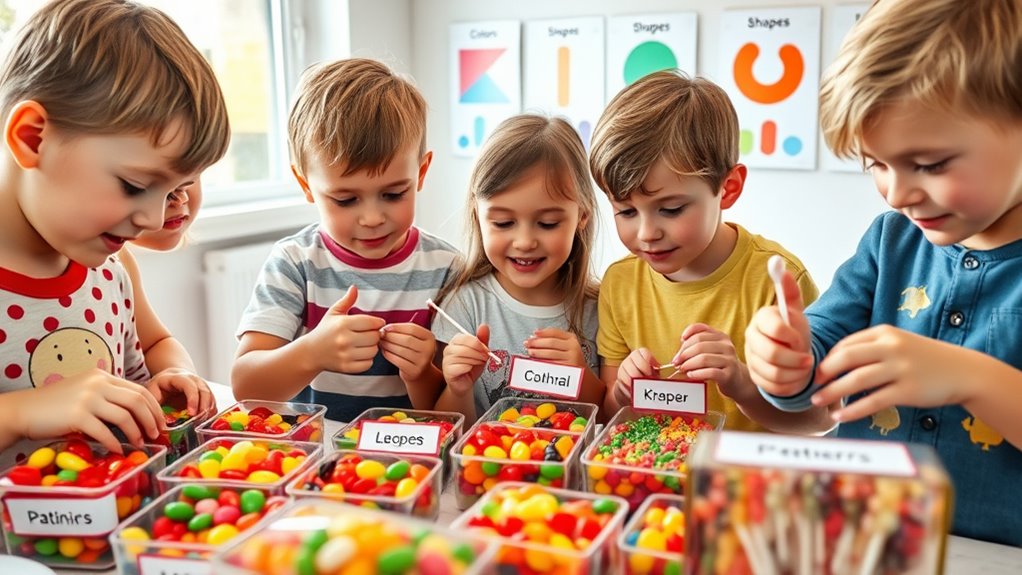 educational candy game activities