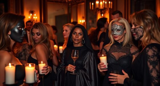 elegant halloween celebration