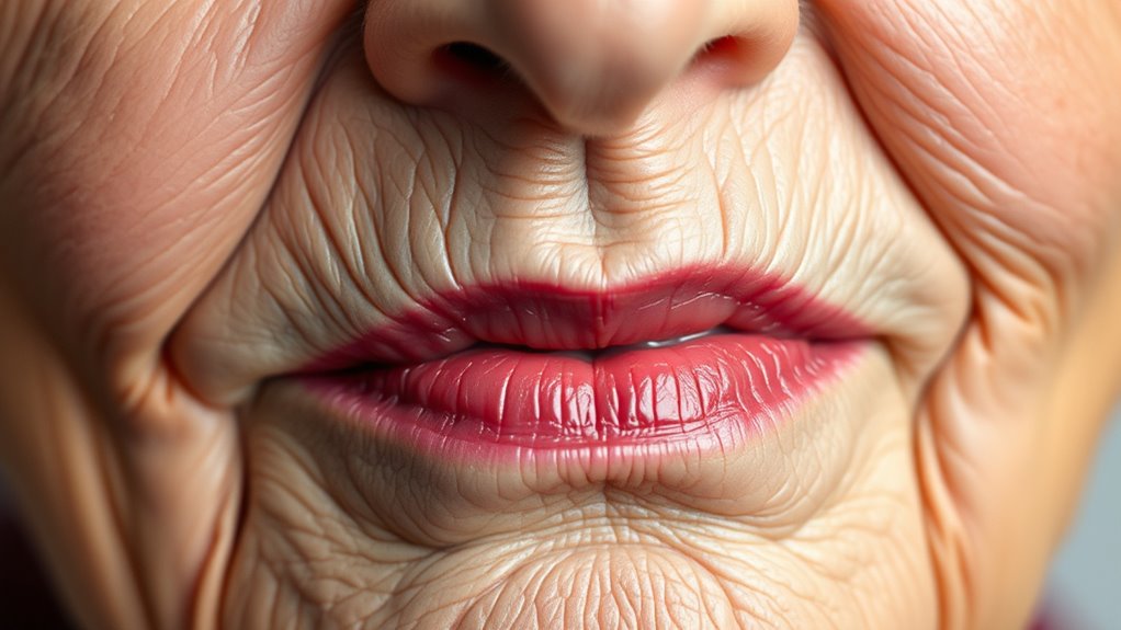 Old-Age Makeup: Lines, Highlights, and Shadows 8 enhance lips with gloss