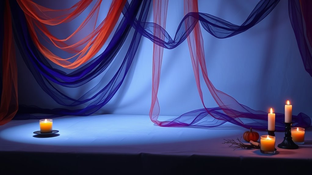 ethereal white halloween decor