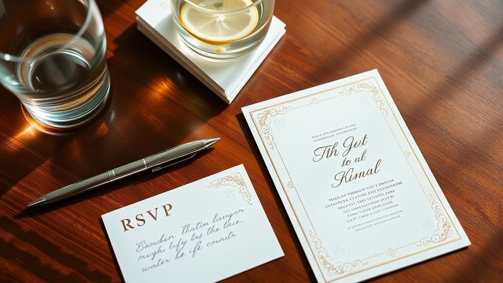 event details and guest preparation