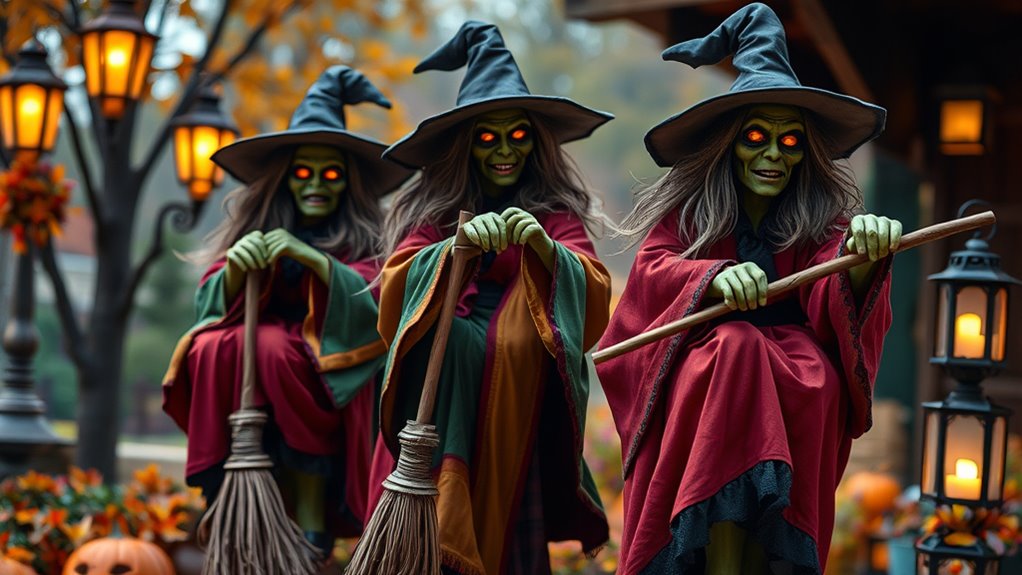 15 Best Animatronic Witches With Brooms to Enchant Your Halloween Decor 33 factors in animatronic witch