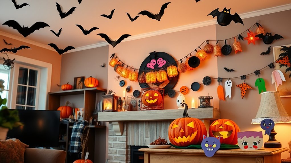 Family Traditions to Start This Halloween 7 family crafted spooky decorations