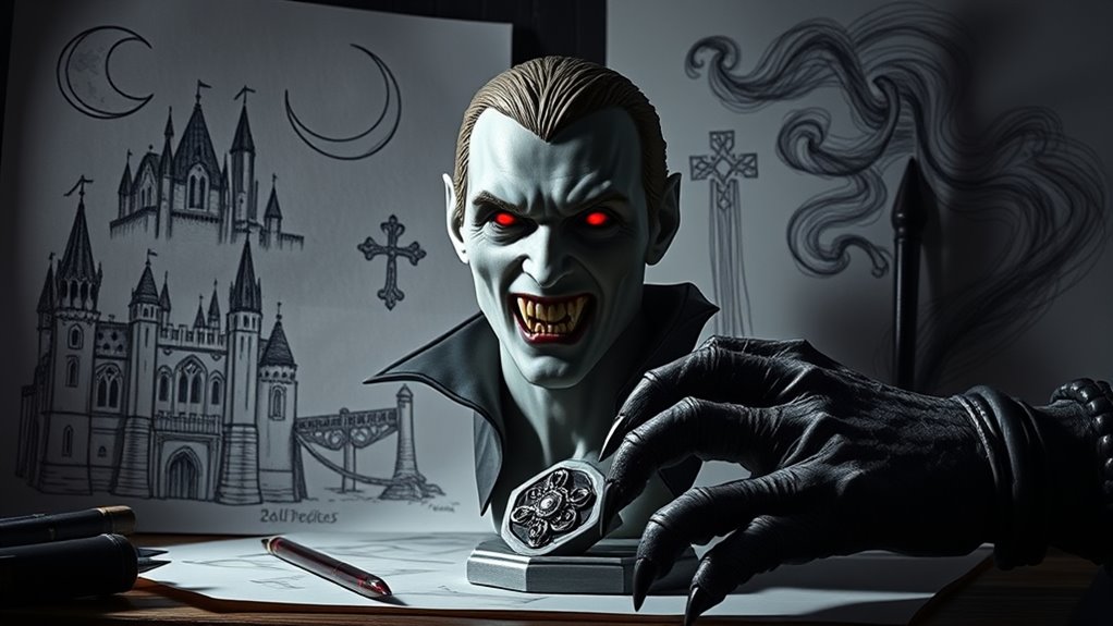 fanged gothic menacing timeless