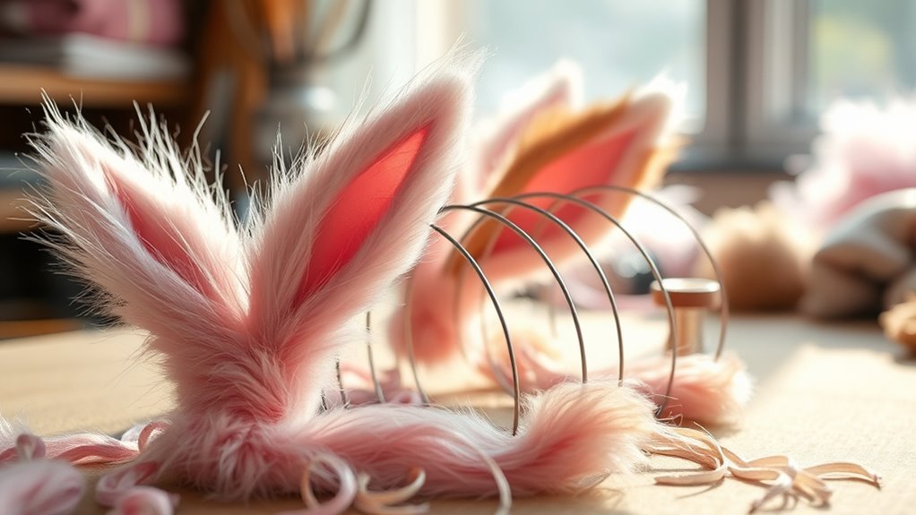 faux fur tail crafting