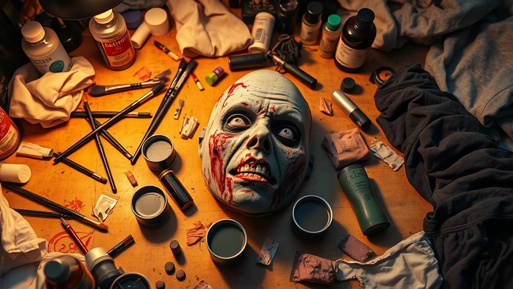 Fast FX: Last-Minute Zombie in 15 Minutes 2 gather supplies for zombie transformation