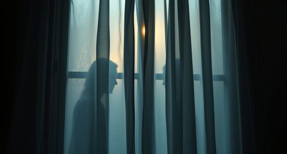 ghostly fabric window displays