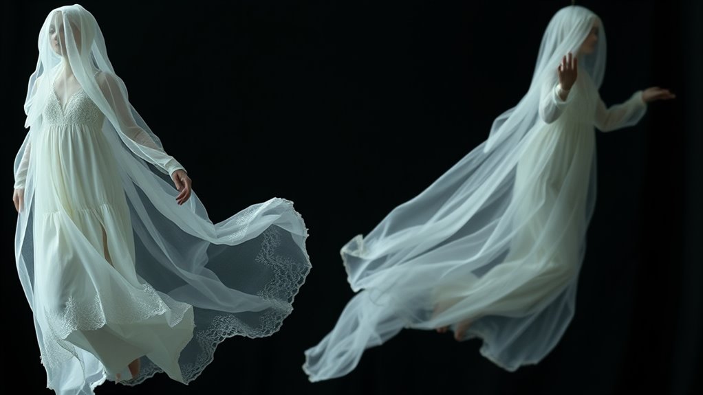 ghostly fabrics in motion
