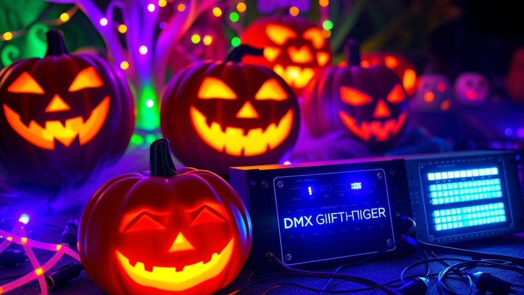 halloween dmx lighting options