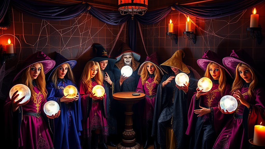 halloween fortune teller props