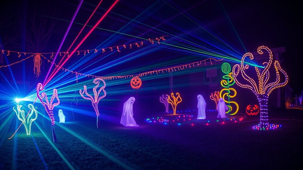 halloween light show controllers