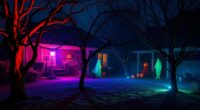 halloween outdoor lighting options